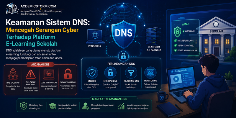 Keamanan Sistem DNS Mencegah Serangan Cyber Terhadap Platform E-Learning Sekolah