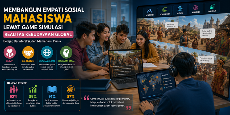 Membangun Empati Sosial Mahasiswa Lewat Game Simulasi Realitas Kebudayaan Global
