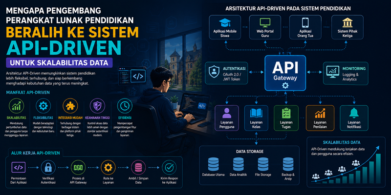 Mengapa Pengembang Perangkat Lunak Pendidikan Beralih ke Sistem API-Driven untuk Skalabilitas Data