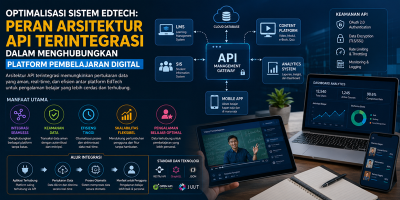 Optimalisasi Sistem EdTech Peran Arsitektur API Terintegrasi dalam Menghubungkan Platform Pembelajaran Digital