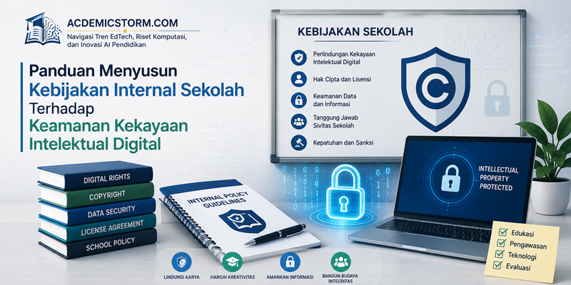 Panduan Menyusun Kebijakan Internal Sekolah Terhadap Keamanan Kekayaan Intelektual Digital