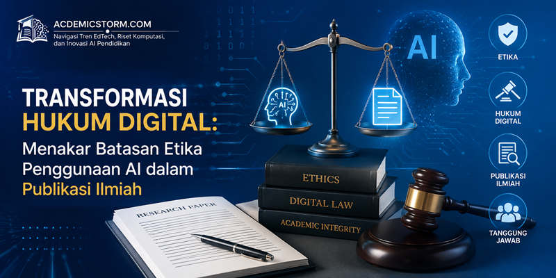 Transformasi Hukum Digital Menakar Batasan Etika Penggunaan AI dalam Publikasi Ilmiah